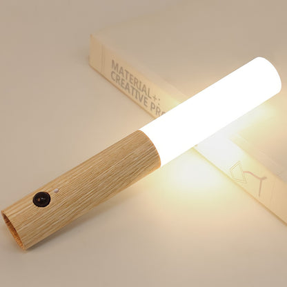 Slim Wood Wireless Wall Light