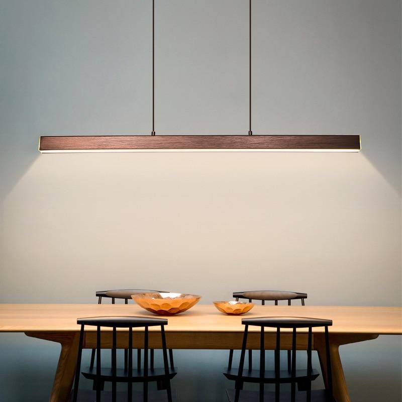 Norvale Minimalist Metal Linear Pendant Light