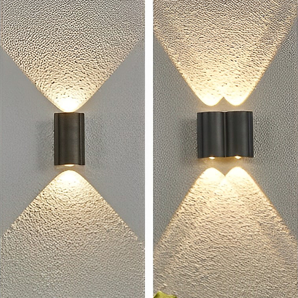 Wave LED Outdoor Wall Light