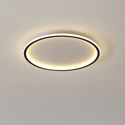 Solvane Scandinavian Aluminium Flush Ceiling Light