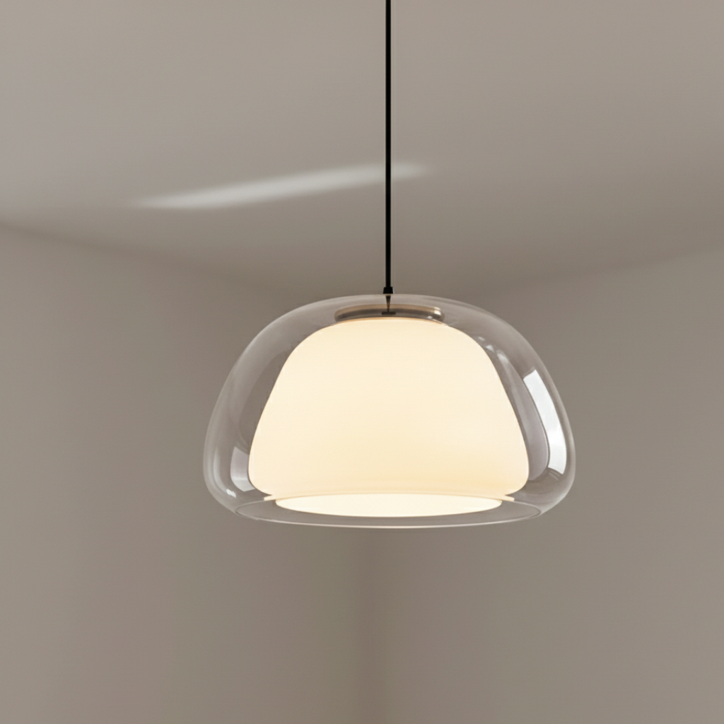 Tinted Glass Dome Pendant