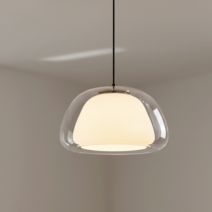 Tinted Glass Dome Pendant