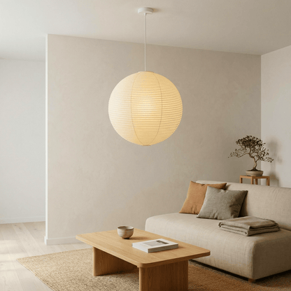 Washi Paper Globe Pendant