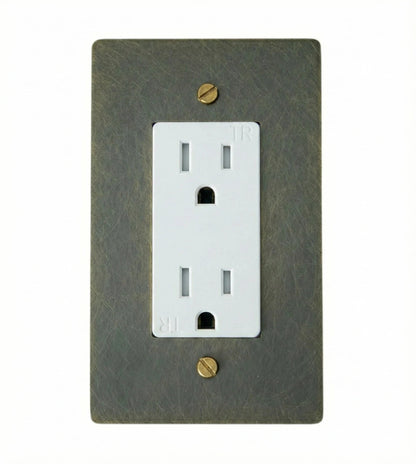 Corvanel Traditional Brass Duplex Socket Outlet