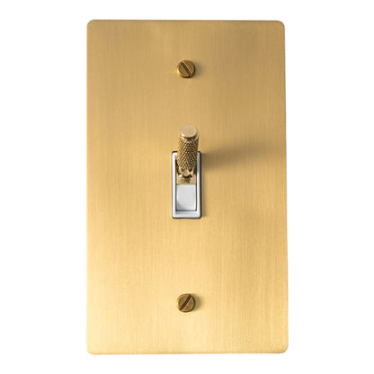Ivarelle Vintage Solid Brass 1-Gang Toggle Switch