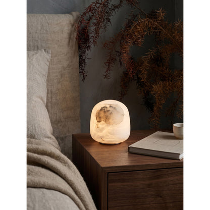Alabaster Stone Cordless Table Lamp