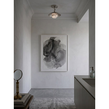 Hammered Dome Flush Ceiling Light