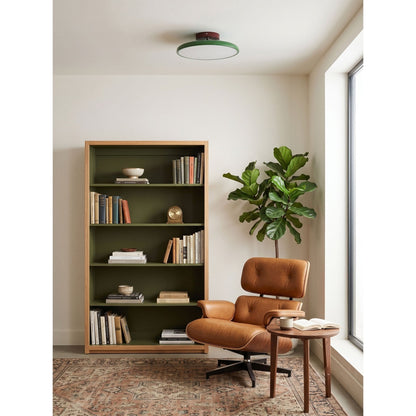 Round Wood Swivel Ceiling Light