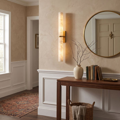 Slim Alabaster Bar Wall Light