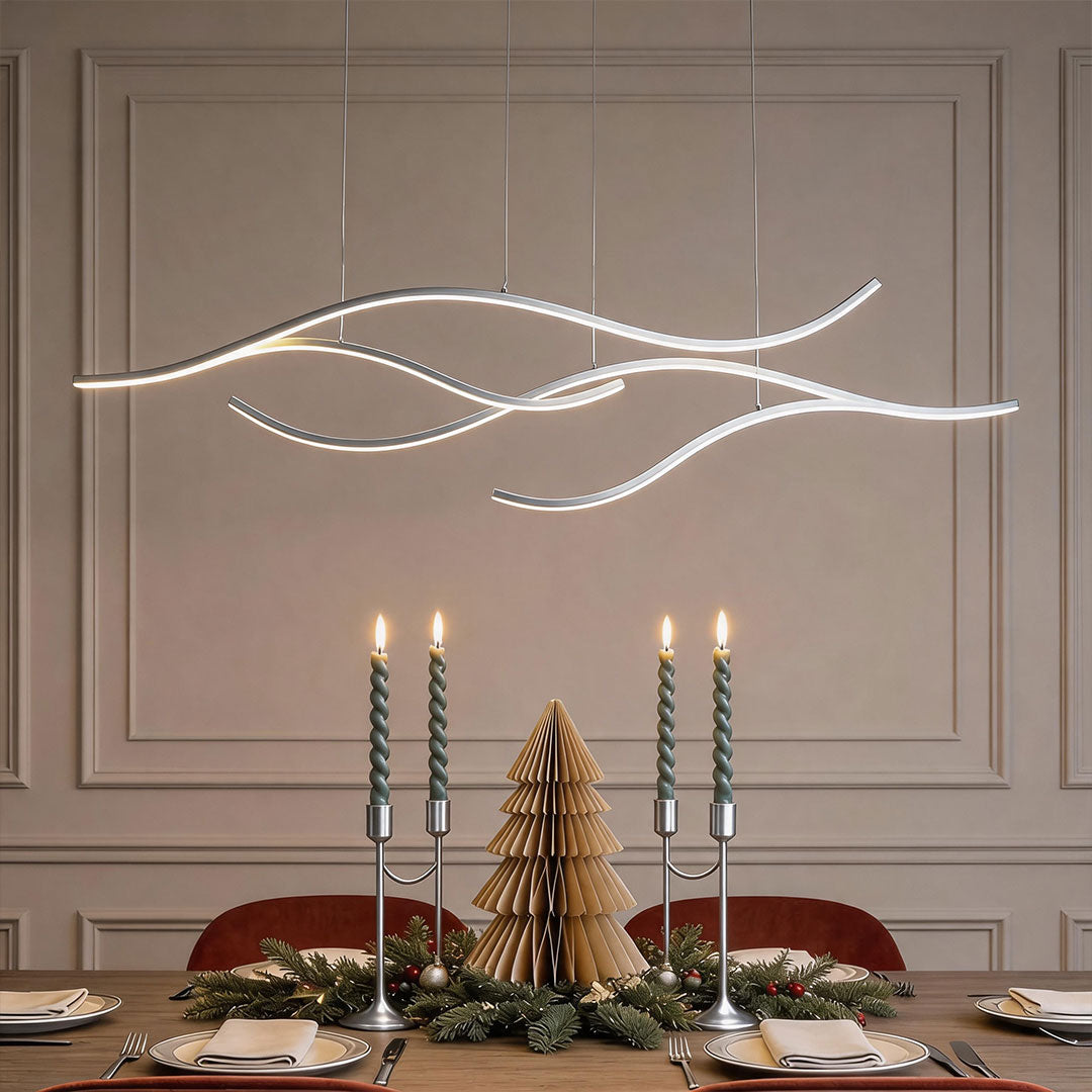 Flowing Ribbon LED Pendant Light