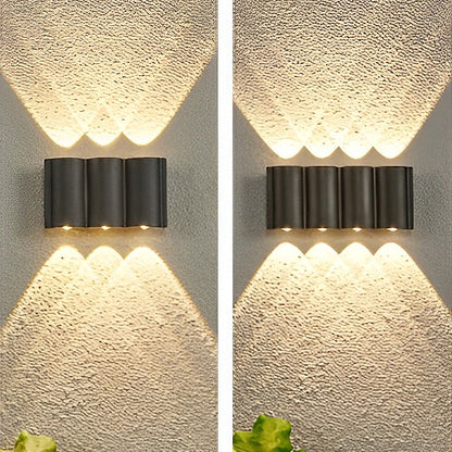 Wave LED Outdoor Wall Light