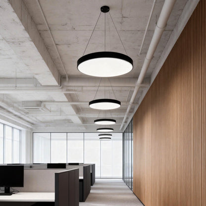 Circular Metal Ring Pendant Light
