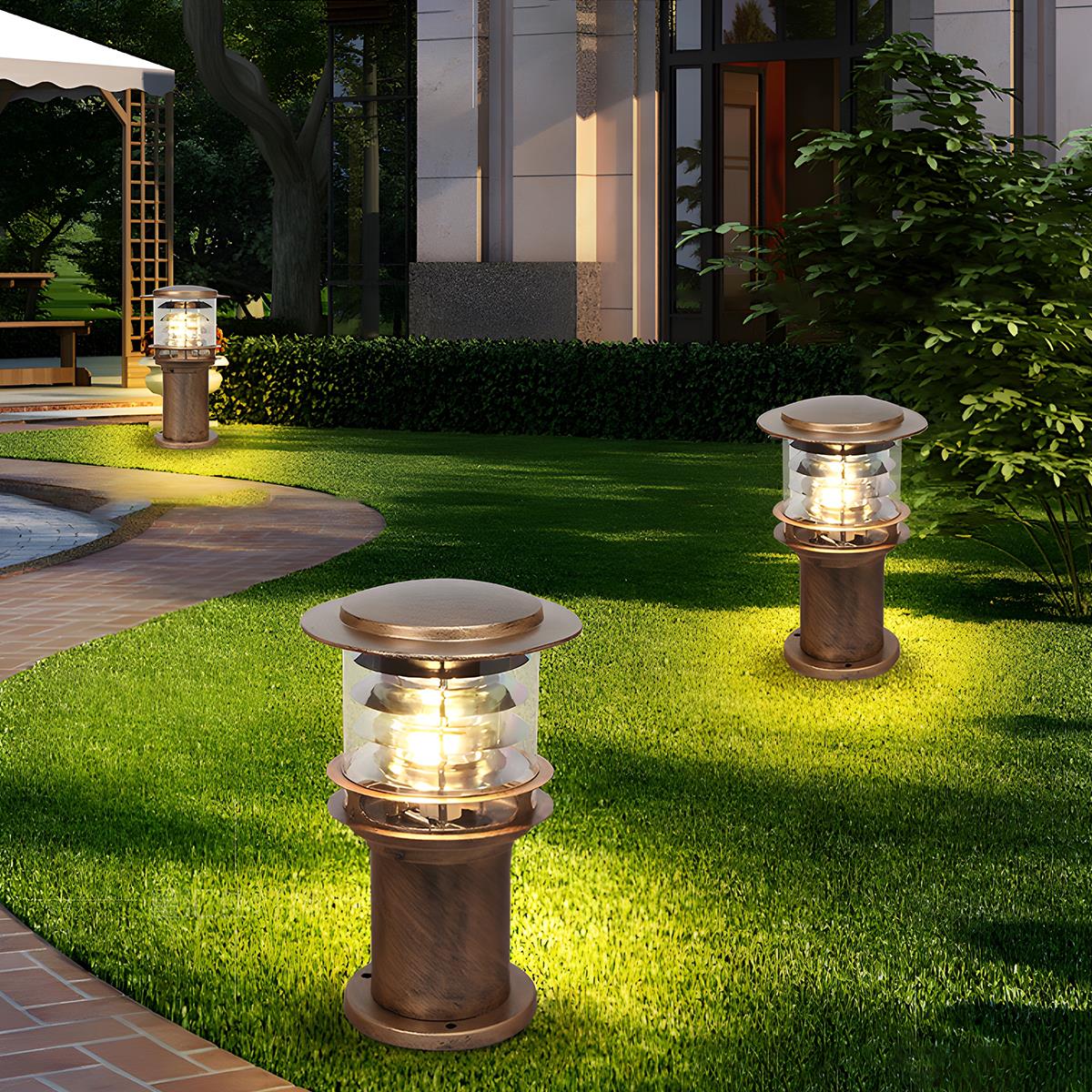 Velmora Modern Aluminium Garden Bollard Light