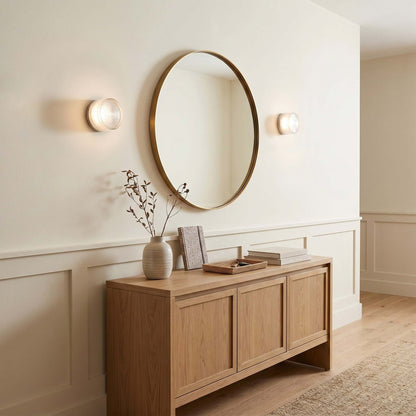 Round Coloured Wall Light