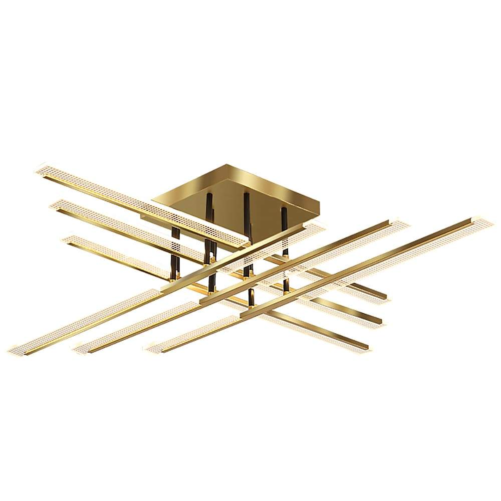 Gold Linear Bar Ceiling Light