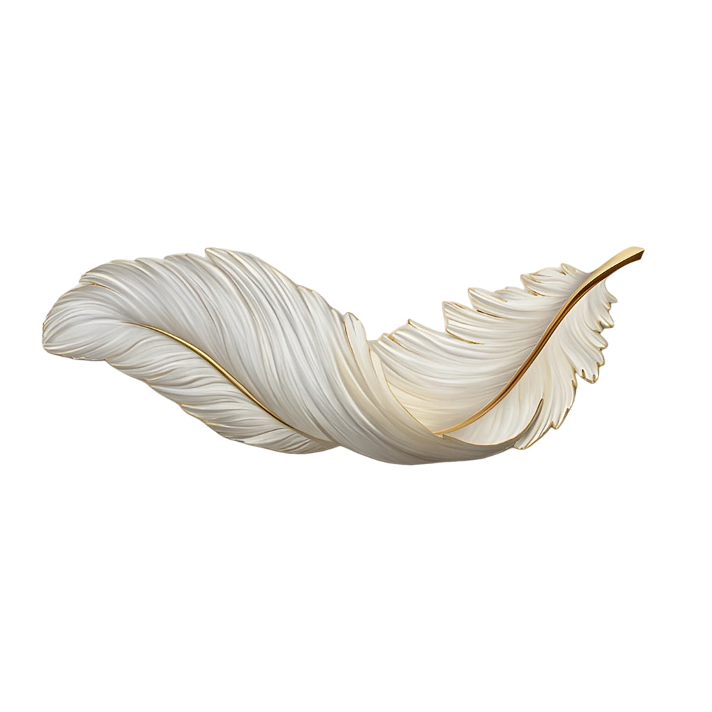 Sculpted Plume LED Wall Light