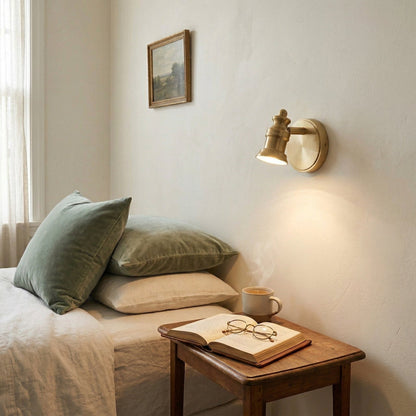 Brass Linear Spotlight Wall Light