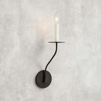 Candlestick Brass Wall Sconce