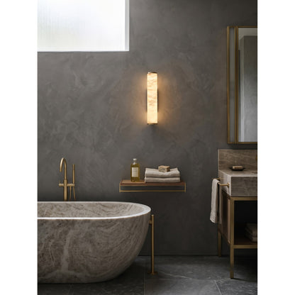 Sculptural Alabaster Wall Light