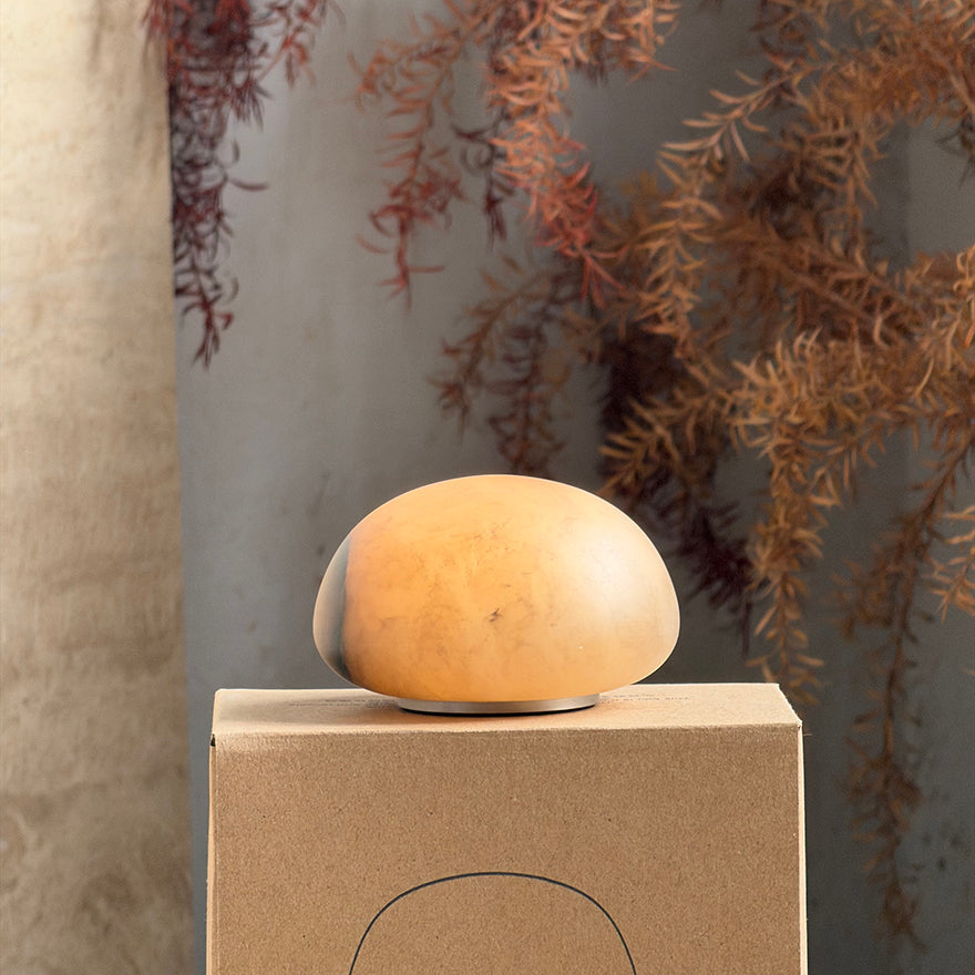 Alabaster Stone Cordless Table Lamp