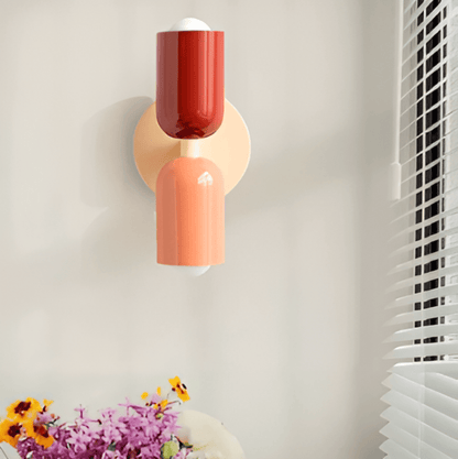 Miravel Bauhaus Iron Capsule Wall Light