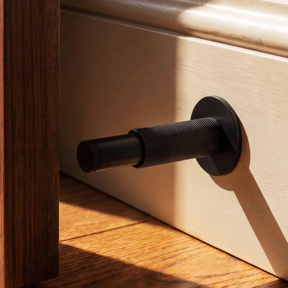 Oskarel Industrial Brass Wall Door Stop