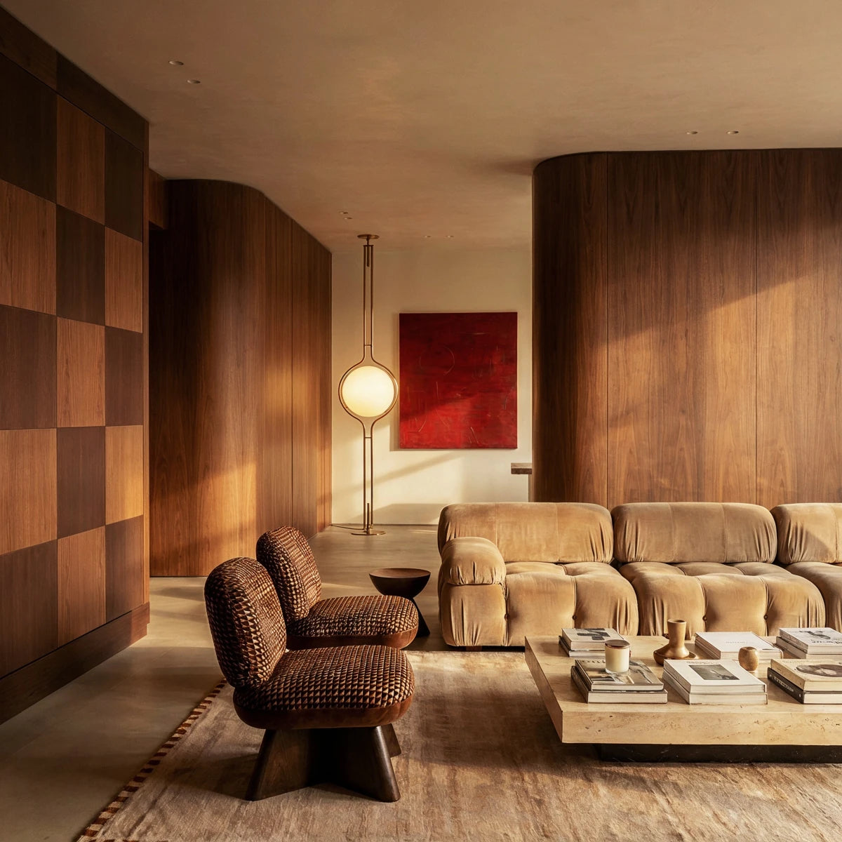 Pelvaro Mid-Century Metal Floor-to-Ceiling Lamp