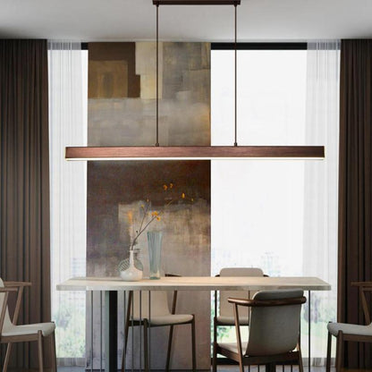 Norvale Minimalist Metal Linear Pendant Light
