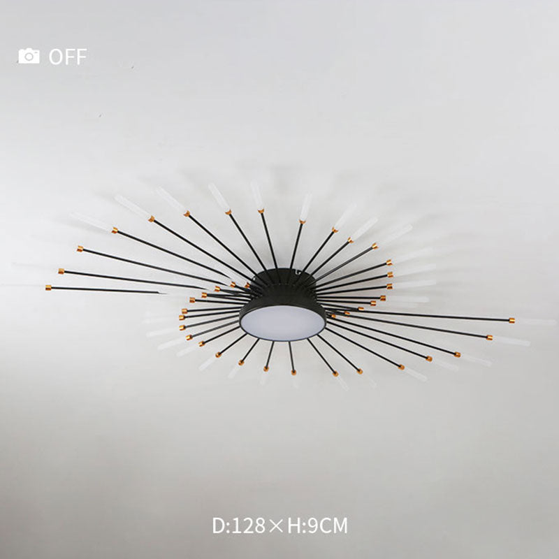 Pyrenna Starburst Metal Firework Ceiling Light