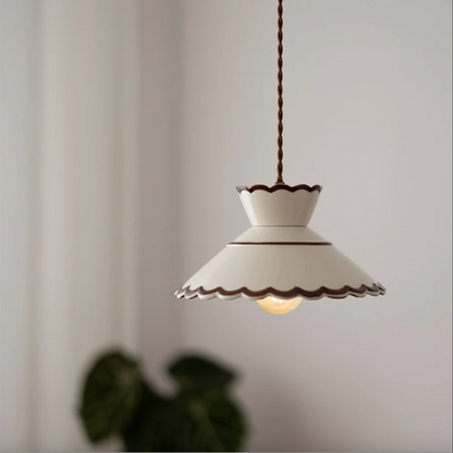 Tessaly Rustic Ceramic Pendant Light