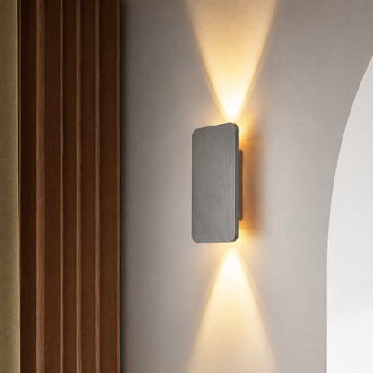 Rectangular Metal LED Wall Light