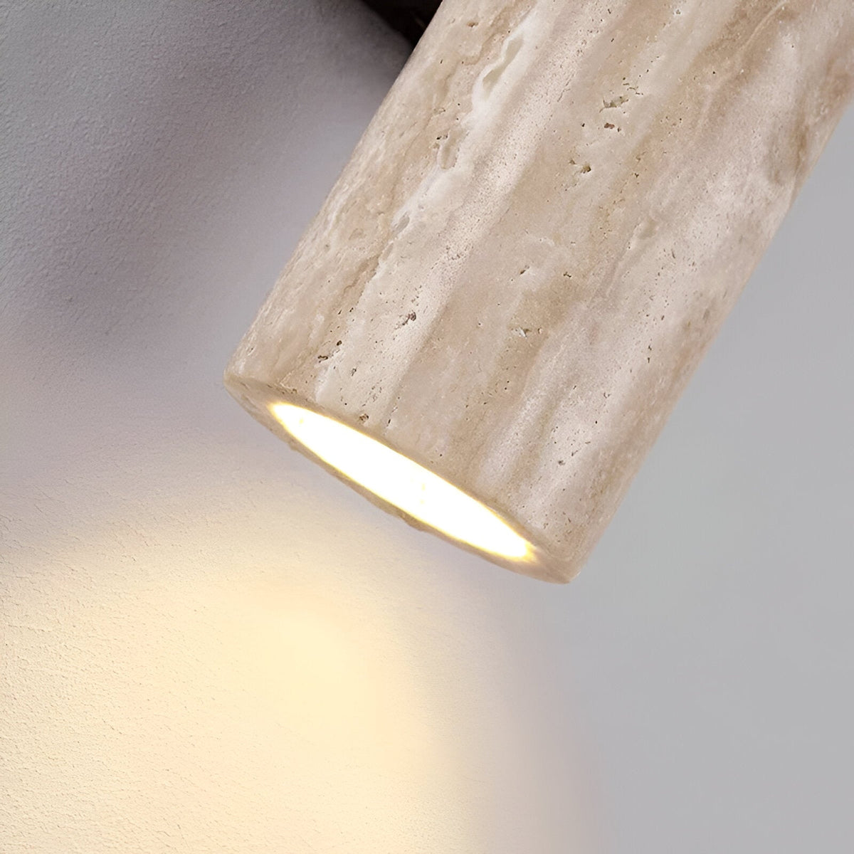 Torvela Japandi Travertine Wall Light