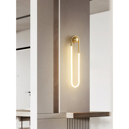 Oval Acrylic Tube Wall Light