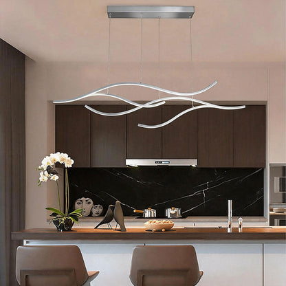 Flowing Ribbon LED Pendant Light