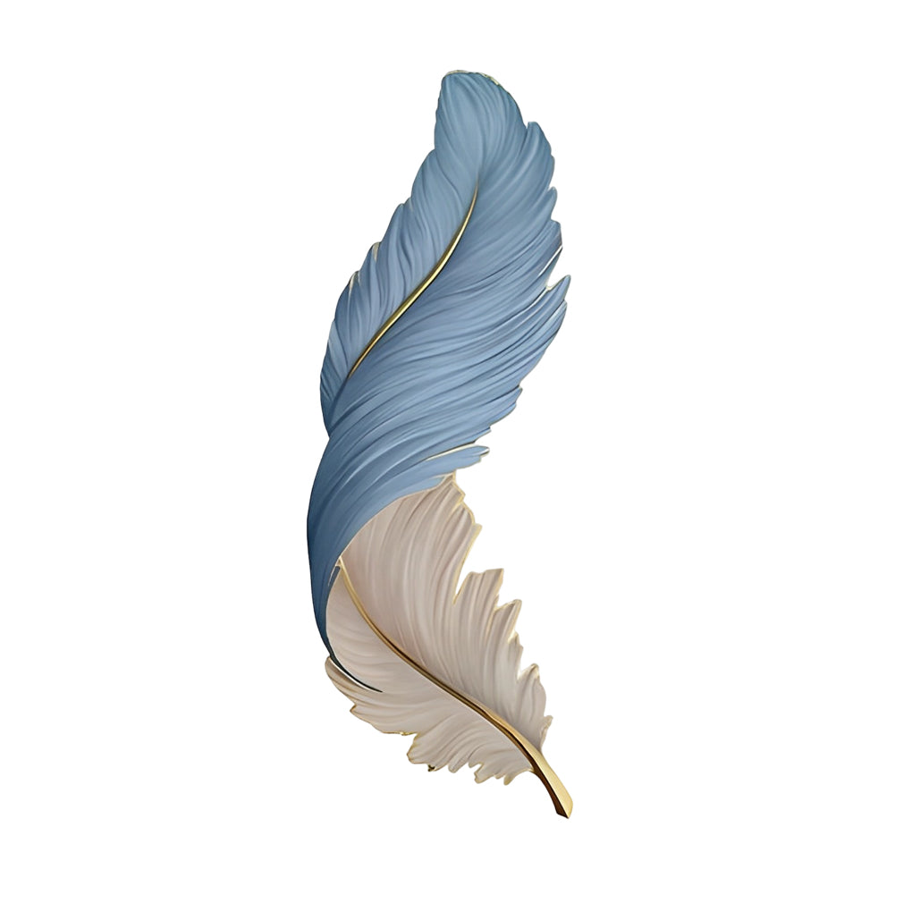 Sculpted Plume LED Wall Light