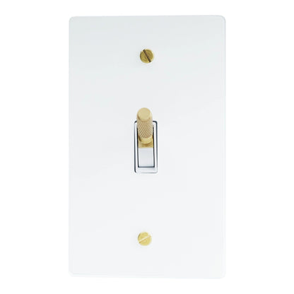 Ivarelle Vintage Solid Brass 1-Gang Toggle Switch