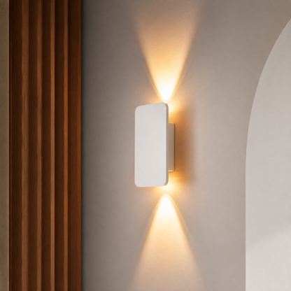 Rectangular Metal LED Wall Light