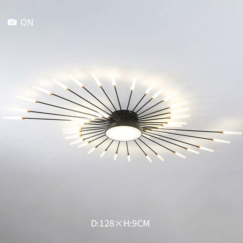 Pyrenna Starburst Metal Firework Ceiling Light