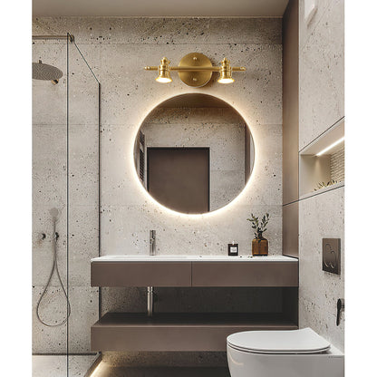 Brass Linear Spotlight Wall Light