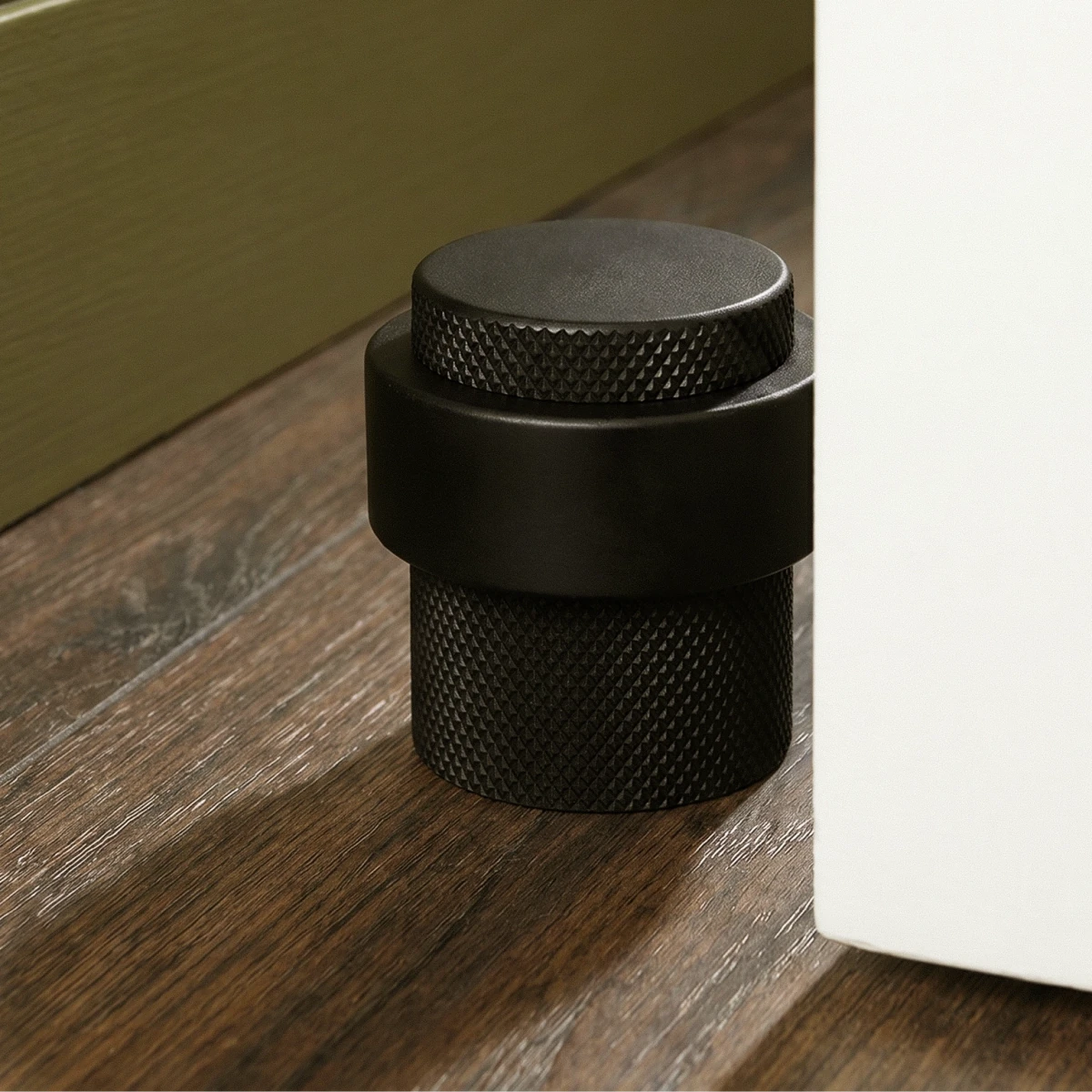 Nelvora Minimalist Brass Floor Door Stop