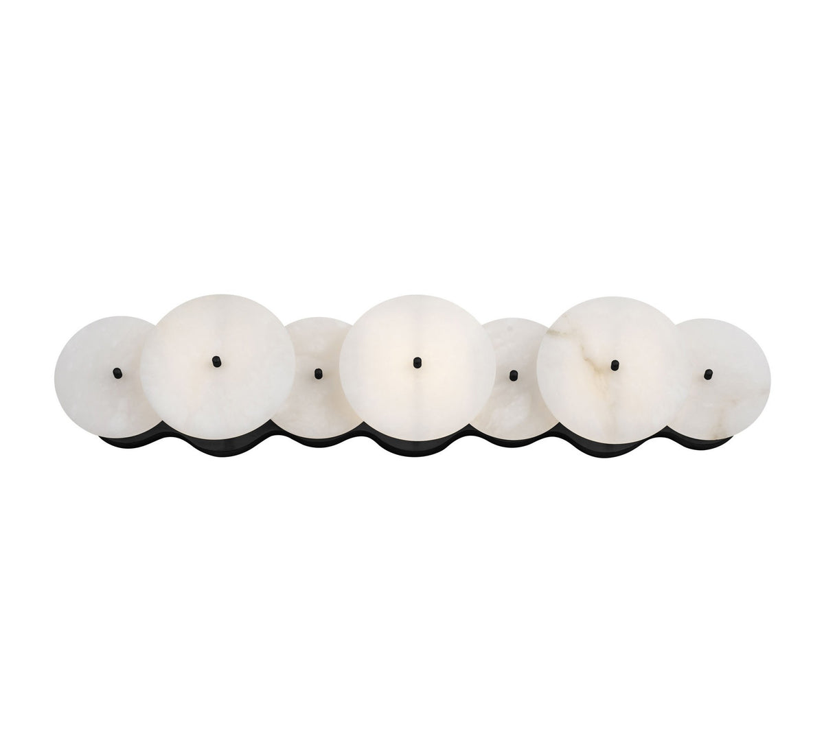 Lunavey Modern Alabaster Disc Vanity Light