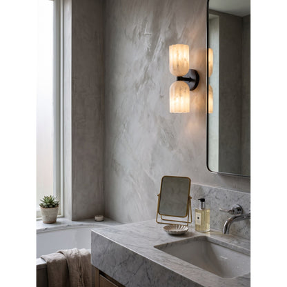 Sculptural Alabaster Wall Light