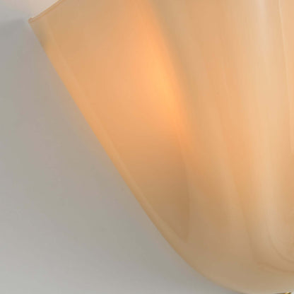 Draped Glass Wall Light