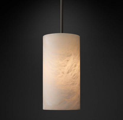 Alabaster Column Pendant Light