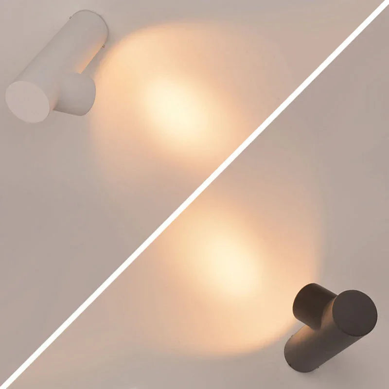 Metal Cylinder Outdoor Wall Light