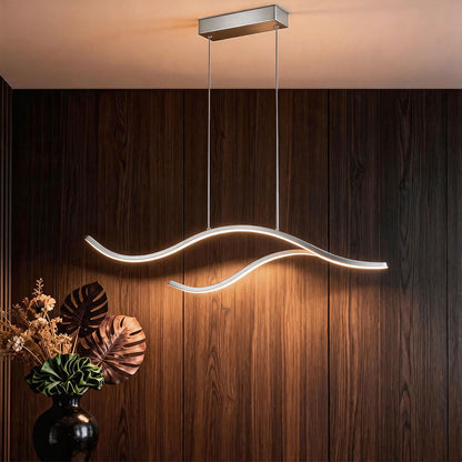 Flowing Ribbon LED Pendant Light