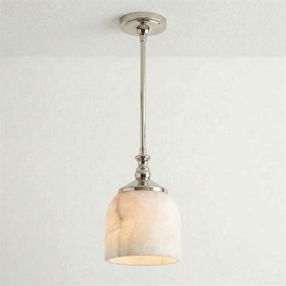 Alabaster Bell Pendant Light
