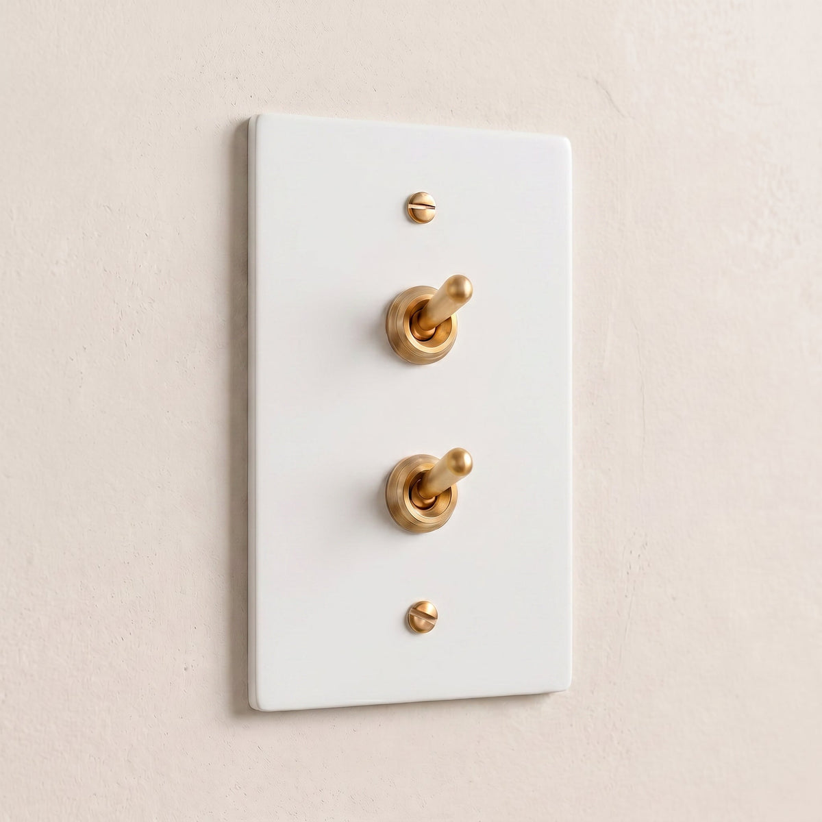 Mirvane Vintage Brass Toggle Switch