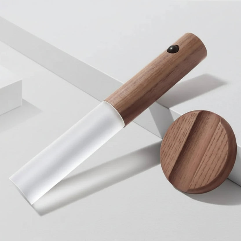 Oakmira Minimalist Wood Motion Sensor Wall Light