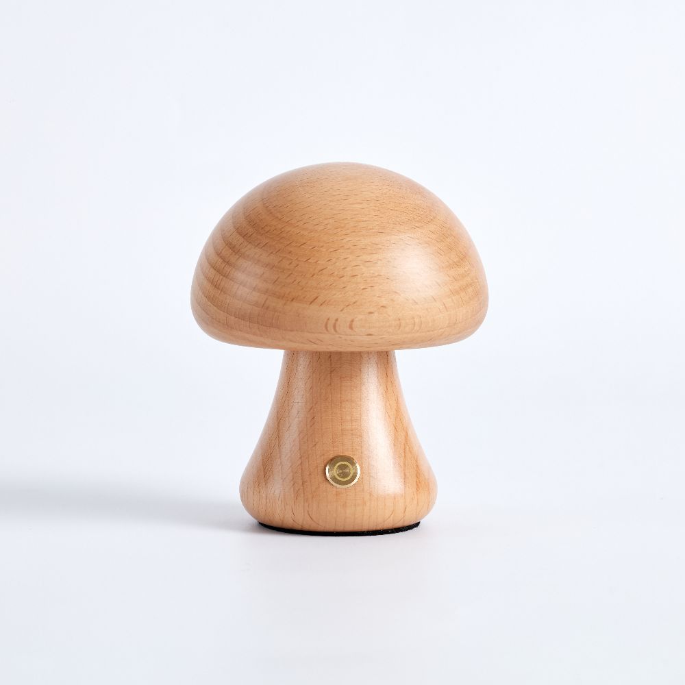 Fungara Scandinavian Wood Table Lamp